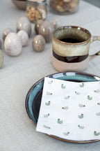 Det Gamle Apothek Tasse braun/rosa