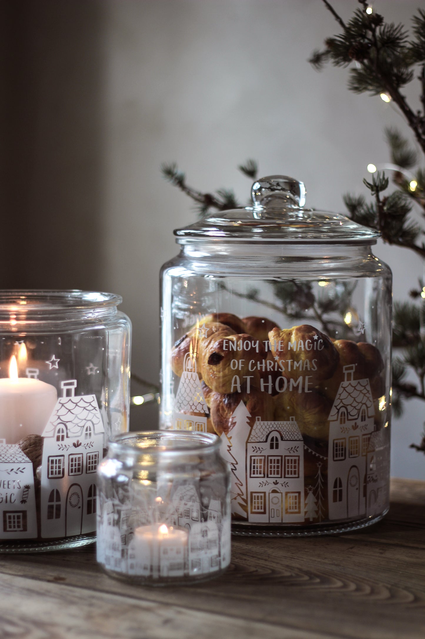 Majas Vorratsglas - "enjoy the christmas magic at home", große Größe