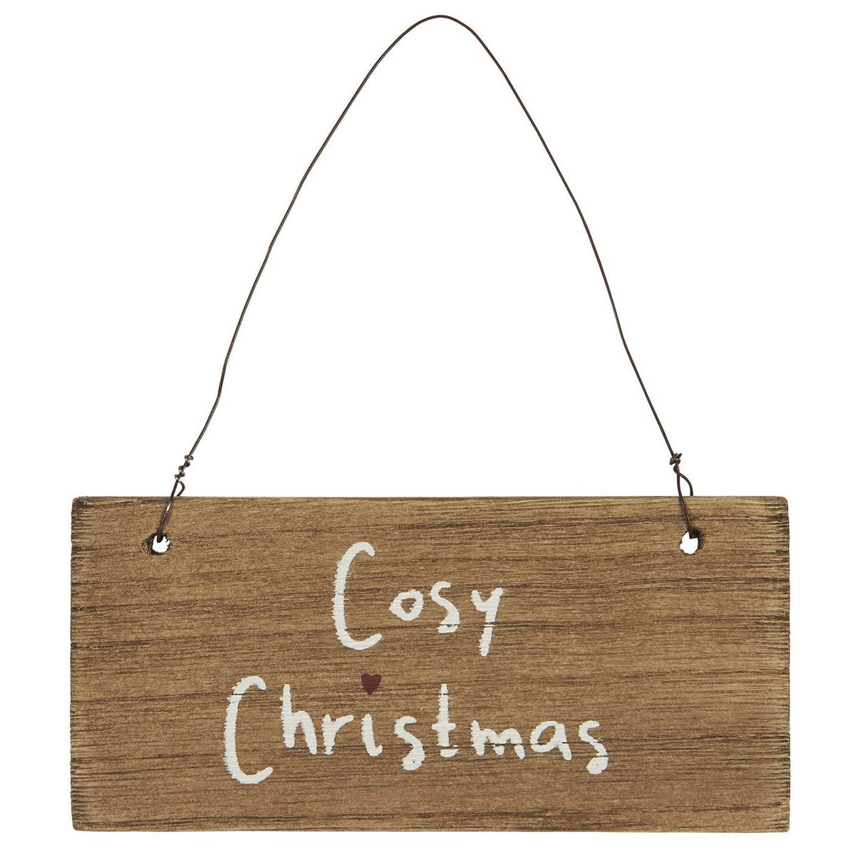 Ib Laursen Holzschild Cosy Christmas – Nostalgische Weihnachtsdeko