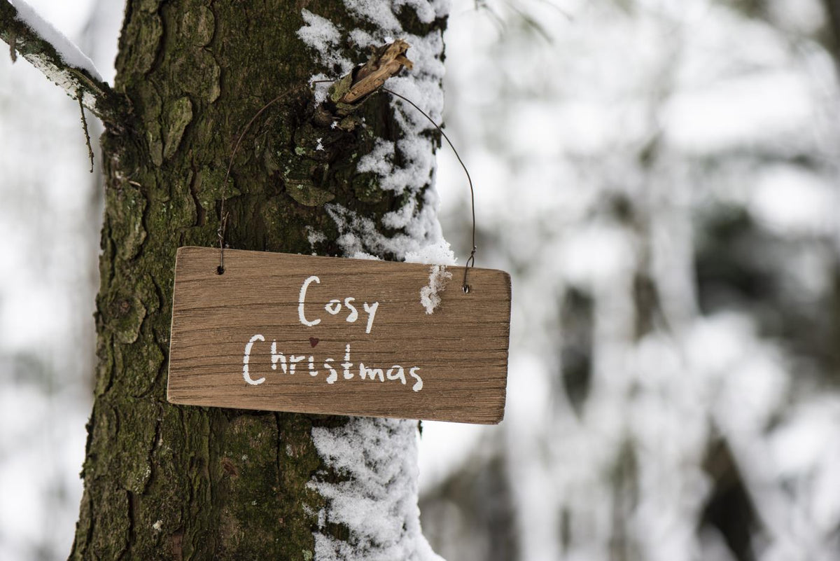 Ib Laursen Holzschild Cosy Christmas – Nostalgische Weihnachtsdeko