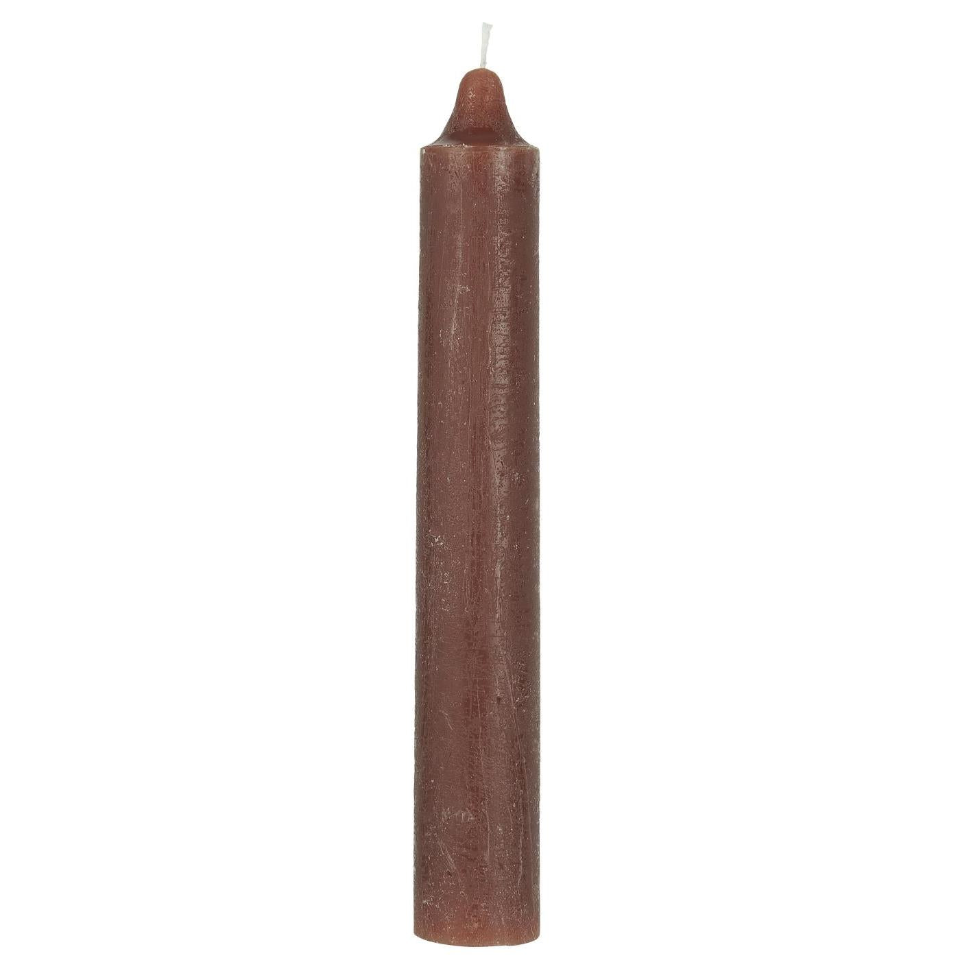 Ib Laursen Rustikale Kerze rustic brown Ø:3,8 H:25