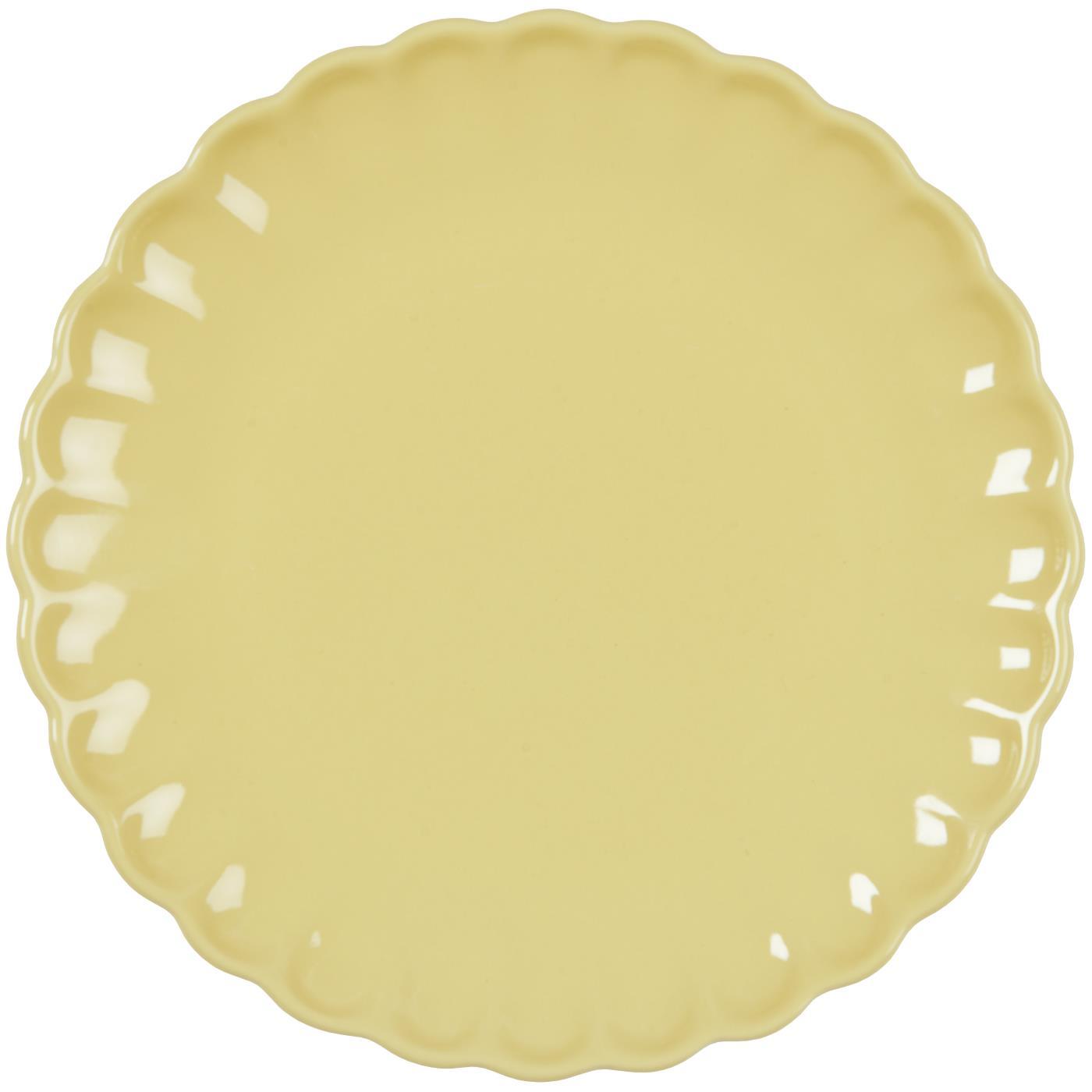 Ib Laursen Teller Mynte Ø: 19,5 cm, Farbe Lemonade / Zitronengelb
