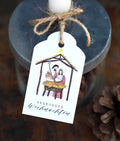 Geschenkanhänger „Krippe“