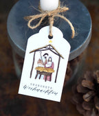 Geschenkanhänger „Krippe“