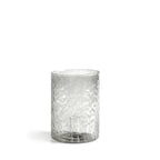 LEEFF Kerzenhalter/ Laterne Celine, grau, aus Glas