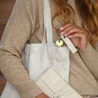 LEEFF Schlüsselanhänger Kate creme - Shine
