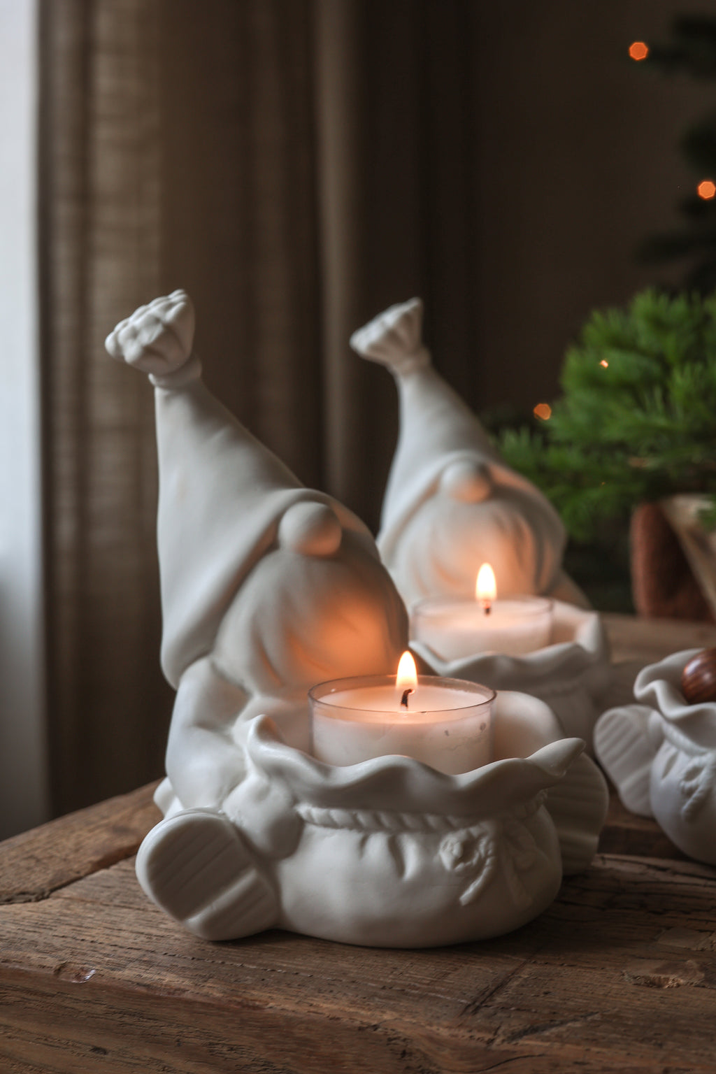 Majas Weihnachtsmann für Teelichter, Majas Cottage