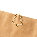 Geschenkklammer Tannenbaum – Gold, klein