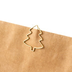 Geschenkklammer Tannenbaum – Gold, klein