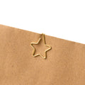 Geschenkklammer Stern – Gold | Klein
