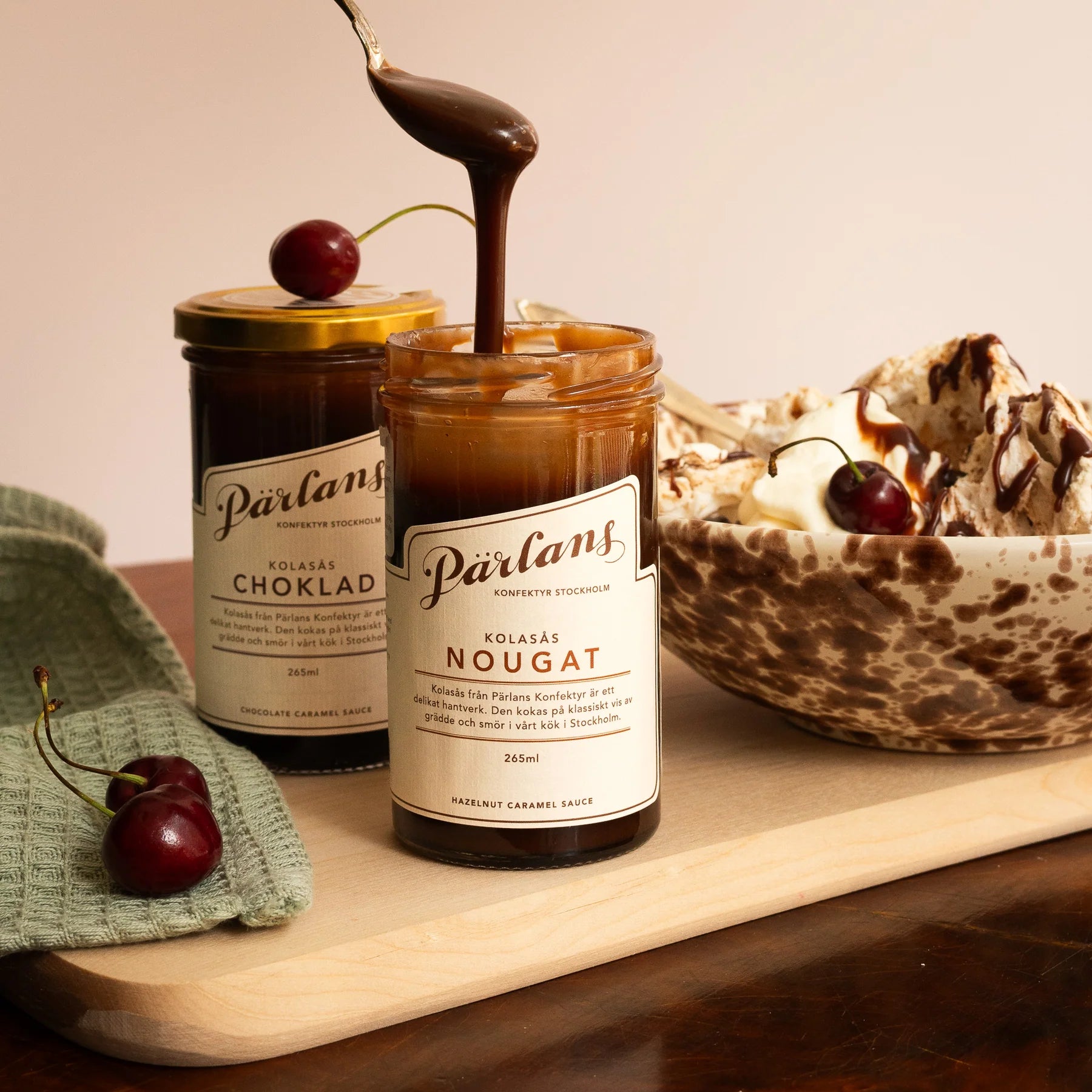 Pärlans Schwedisches Karamell  - Nougat/Haselnuss im Glas