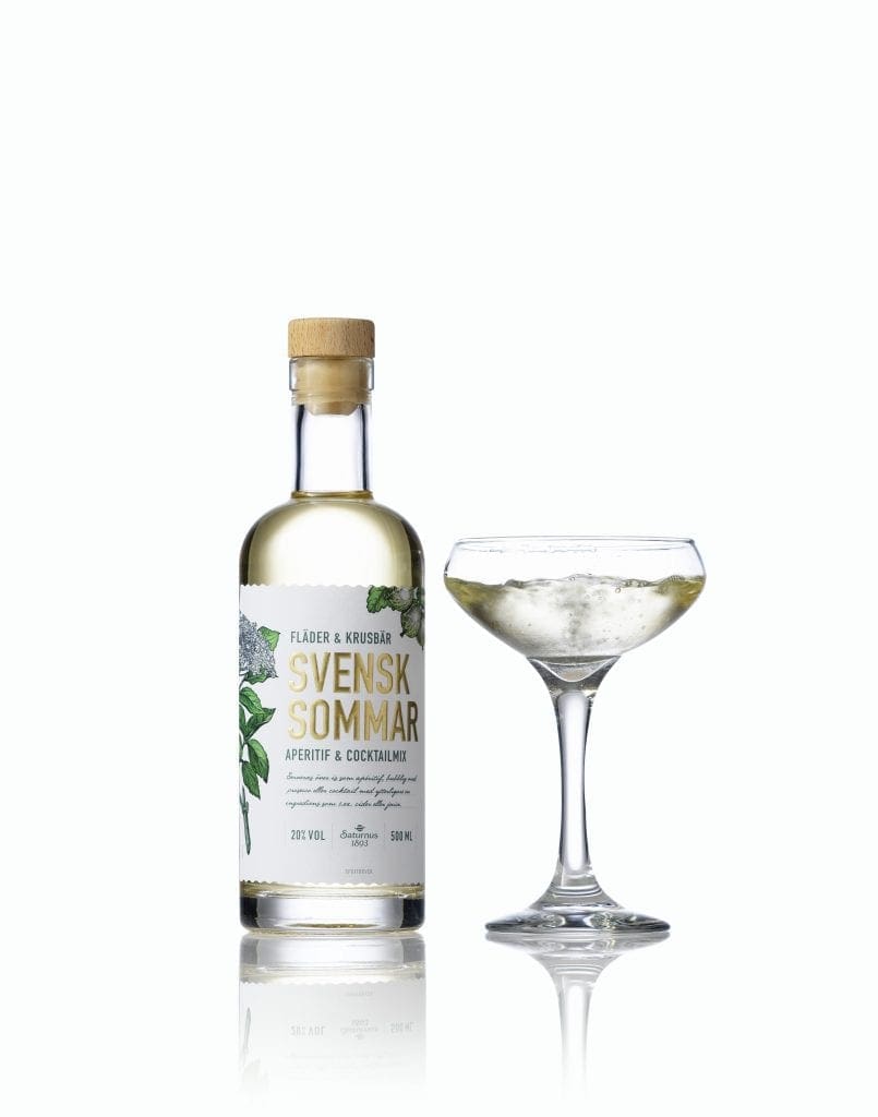 Saturnus Svensk Sommar Aperitif - 20% vol., 500ml Sorte: Holunderblüte/Stachelbeer