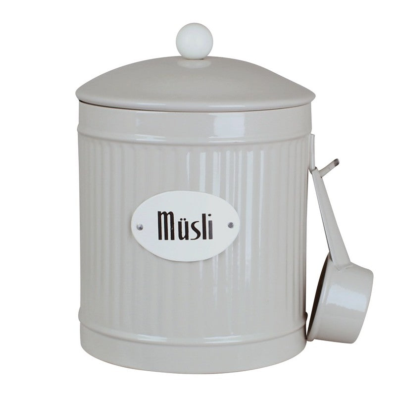 Strömshaga "Hugo" Dose Müsli, Farbe beige