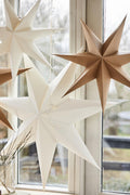 Ib Laursen Stella Papierstern Weiß – 90 cm Weihnachtsstern