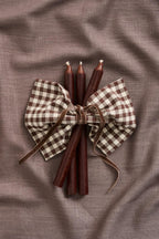 Ib Laursen Veloursband Chocolate – 10 m Samtband in Schokoladenbraun