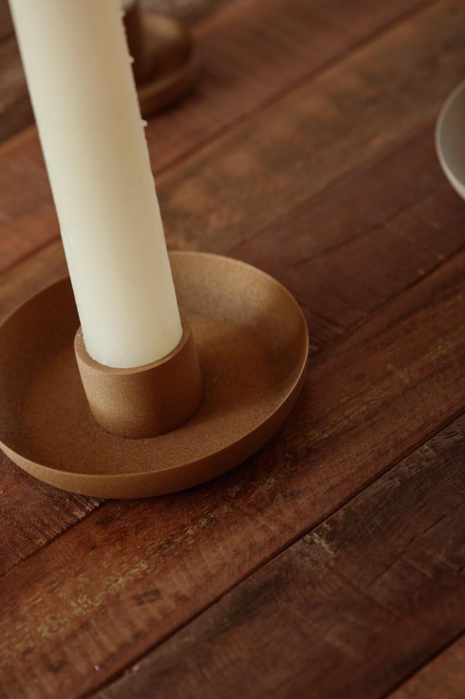 Ib Laursen Kerzenhalter für 3,8cm Kerzen cognac