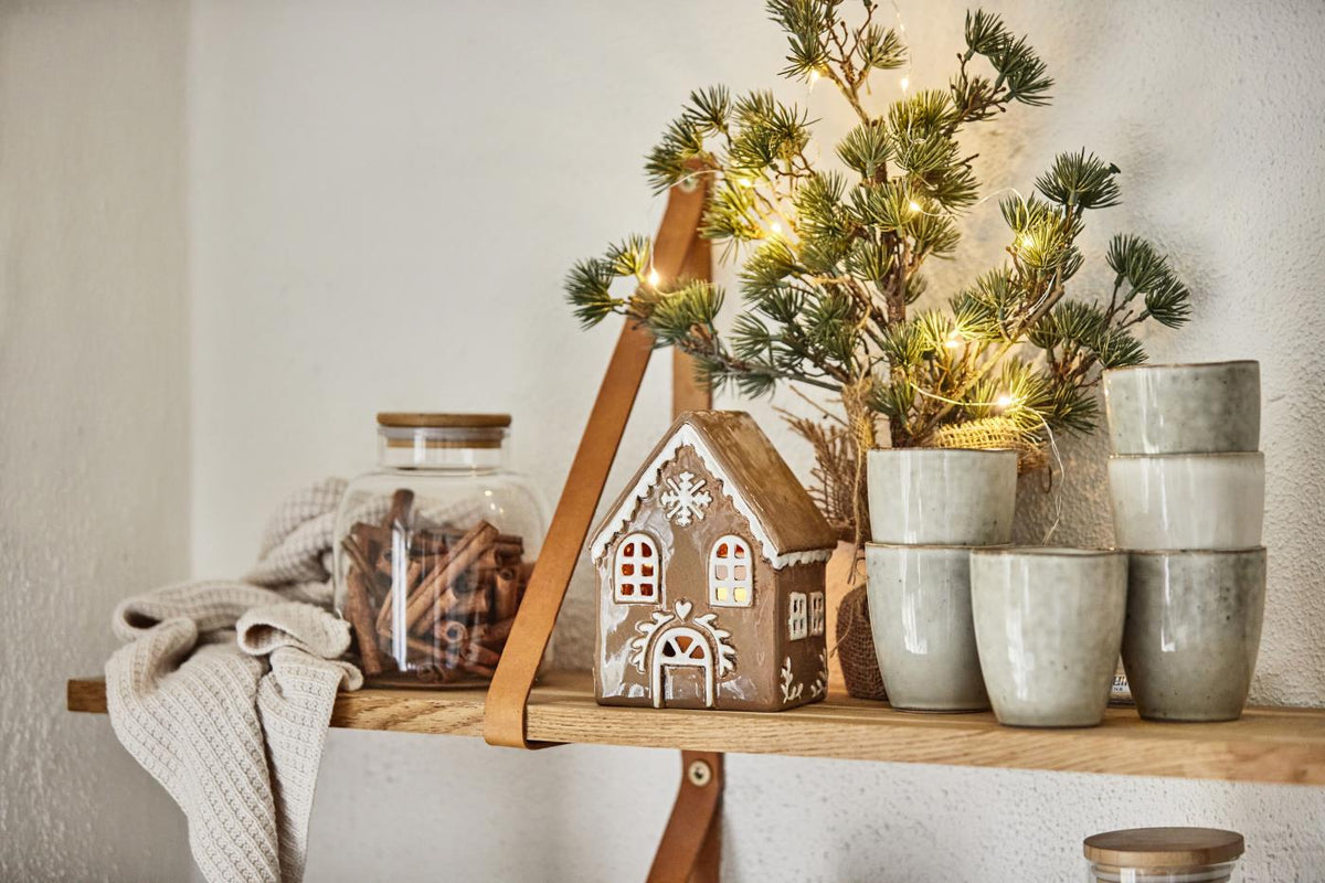 Ib Laursen Stillenat Gingerbread – Lebkuchenhaus für Teelicht