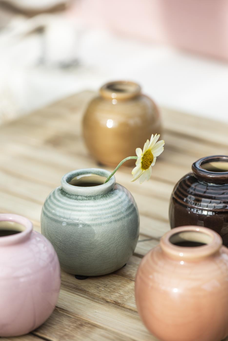 Ib Laursen Vase Yrsa braun, klein