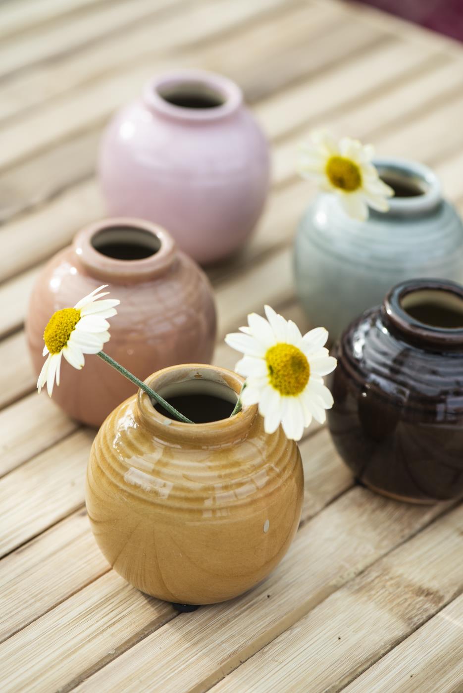 Ib Laursen Vase Yrsa braun, klein