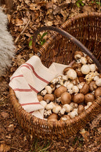 Ib Laursen Ovaler Weidenkorb mit Querhenkel Natur