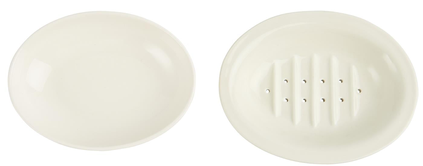 Ib Laursen Seifenschale 2-teilig, Farbe buttercream