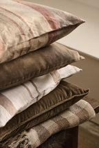 Ib Laursen Plaid natur/beige/braune Karos