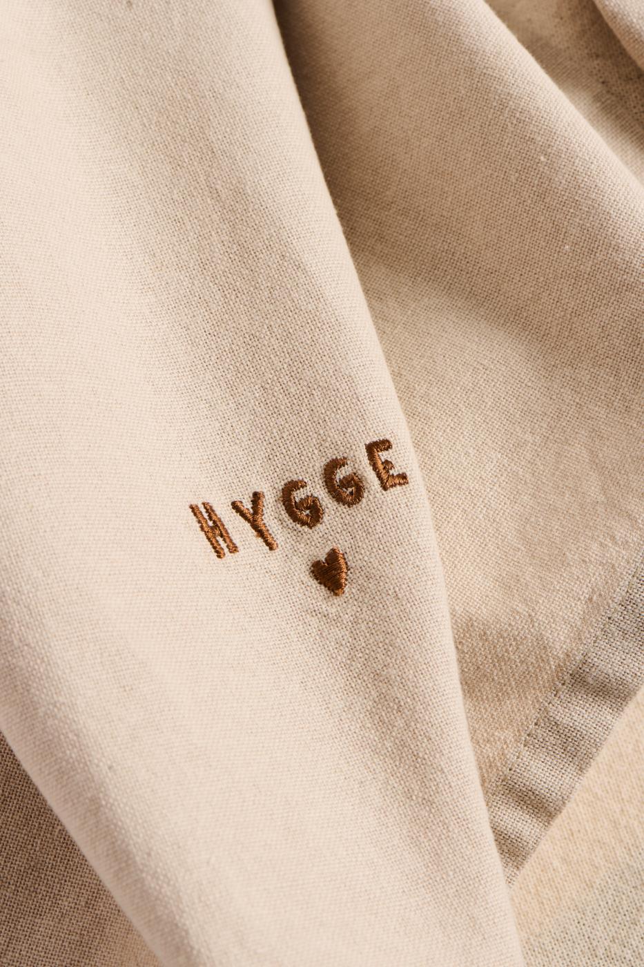 Ib Laursen „Tradition – Hygge“ Stoffserviette, Leinenfarben (40 × 40 cm)