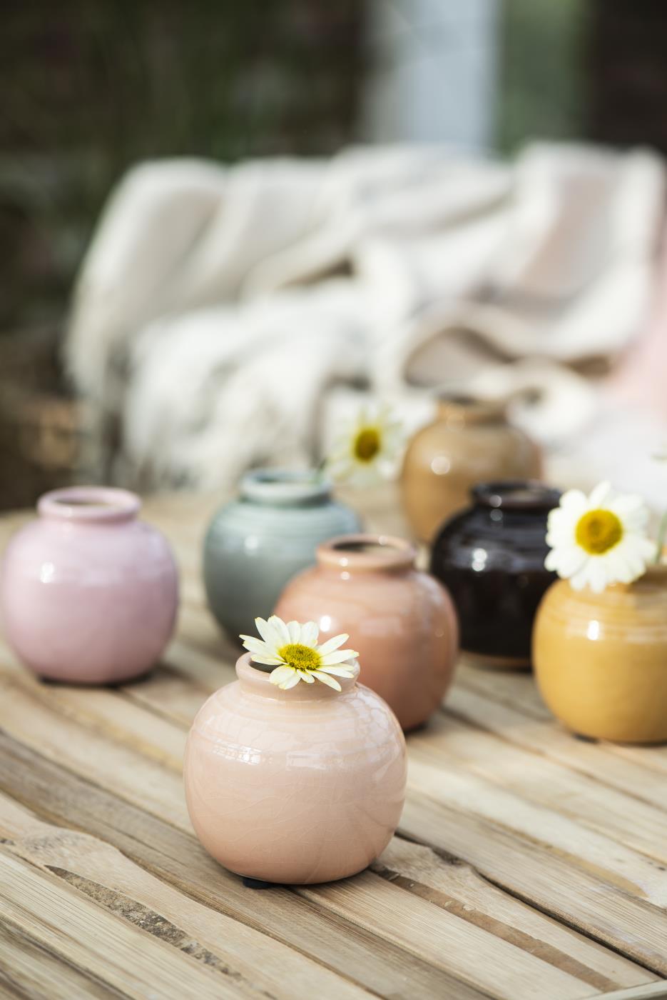 Ib Laursen Vase Yrsa braun, klein
