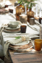Ib Laursen Stoffserviette doppelt gewebt sand/beige