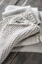 Ib Laursen Handtuch Mynte gestrickt sand/beige
