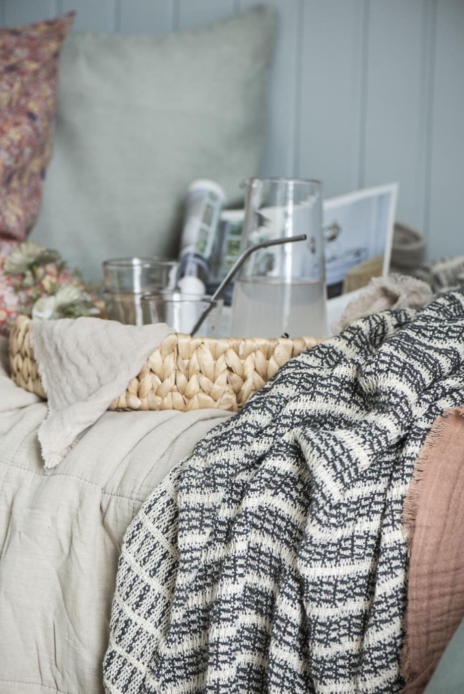 Ib Laursen Vintage Quilt Farbe Fog 130x180cm