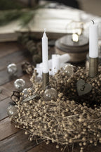 Ib Laursen Tüte mit 8 gleichen Weihnachtskugeln mini - Farbe fog