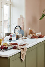 Ib Laursen Geschirrtuch Waffelmuster Cognac