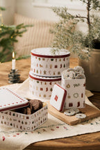 Ib Laursen Gebäckdose mit Weihnachtsmotiven My Nostalgic Christmas rund, Ø ca. 16,8 cm