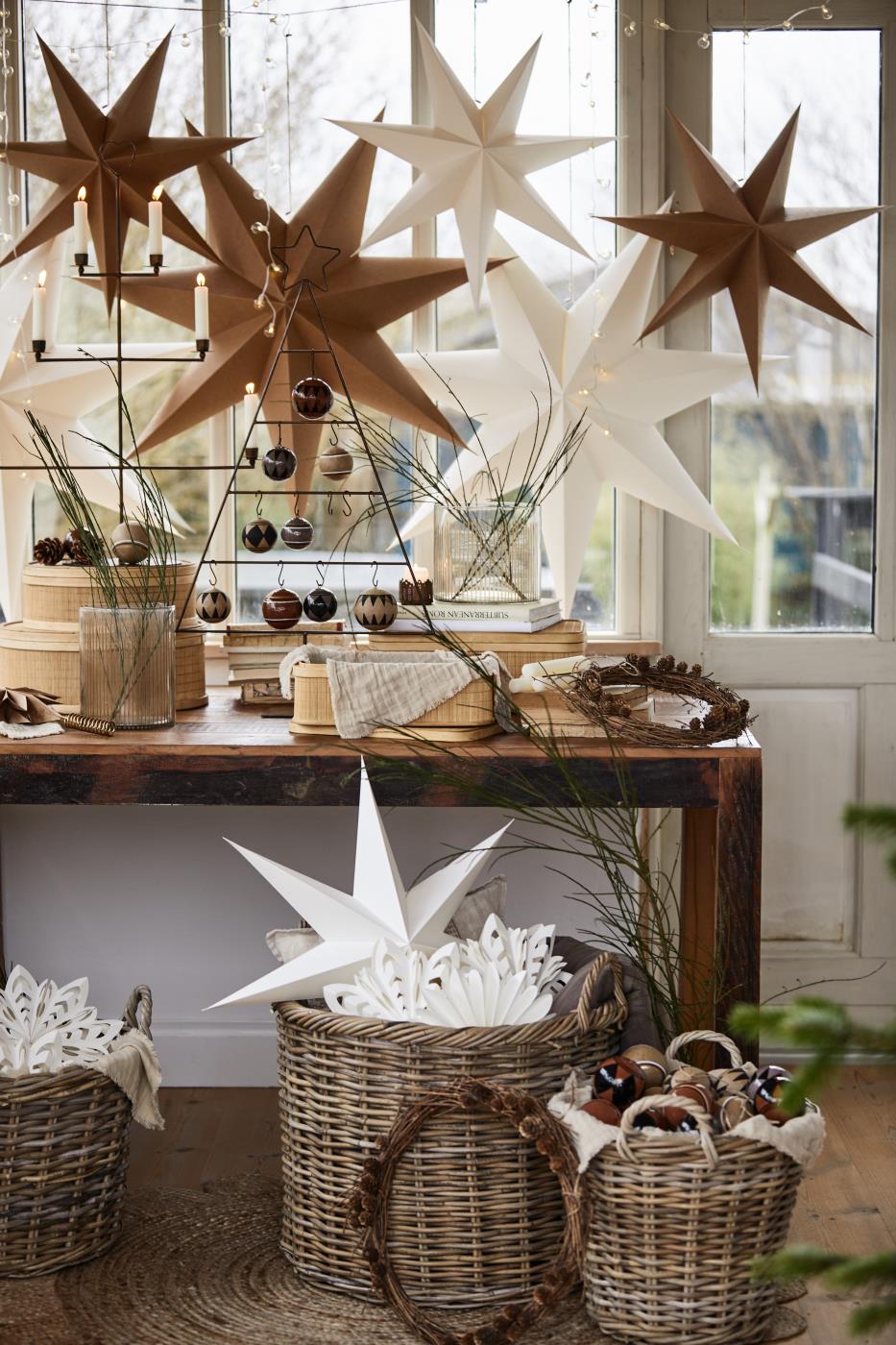 Ib Laursen Stern zum hängen 7-seitig weiß Stella