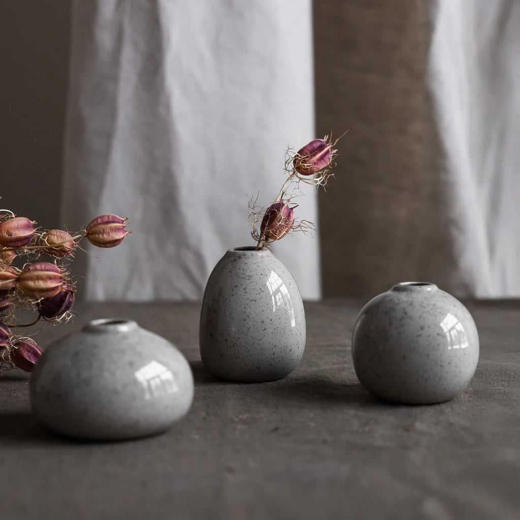 Storefactory Vase Ekstigen niedrig glossy nature