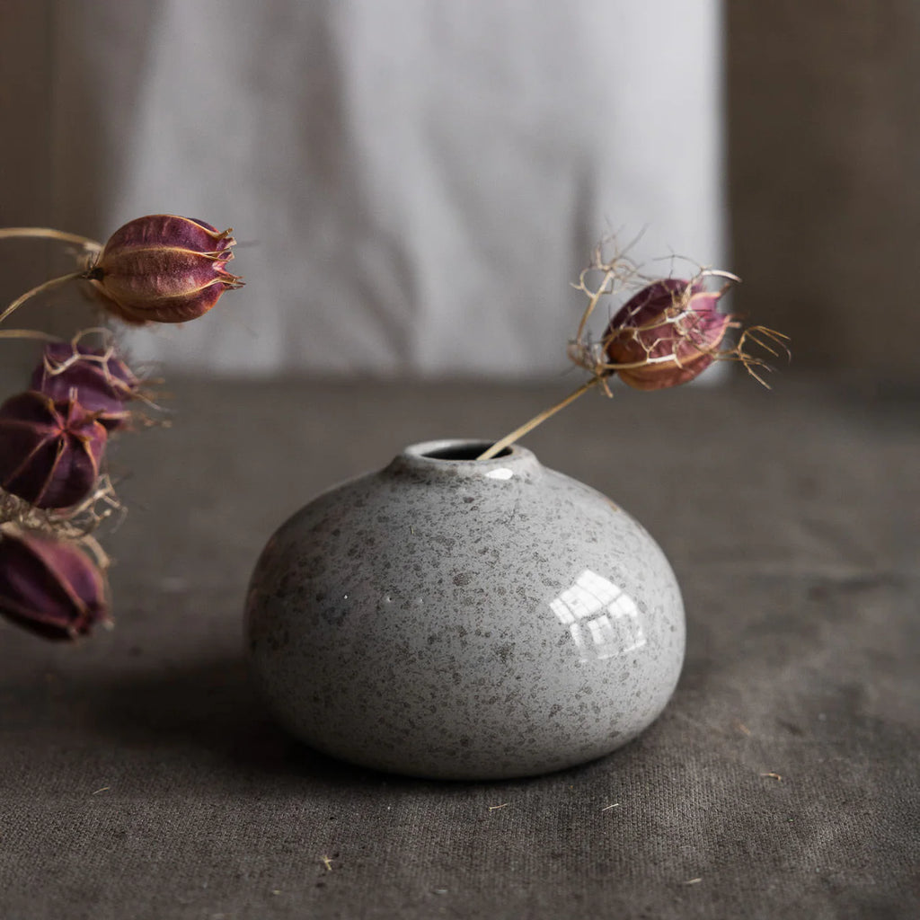 Storefactory Vase Ekstigen niedrig glossy nature