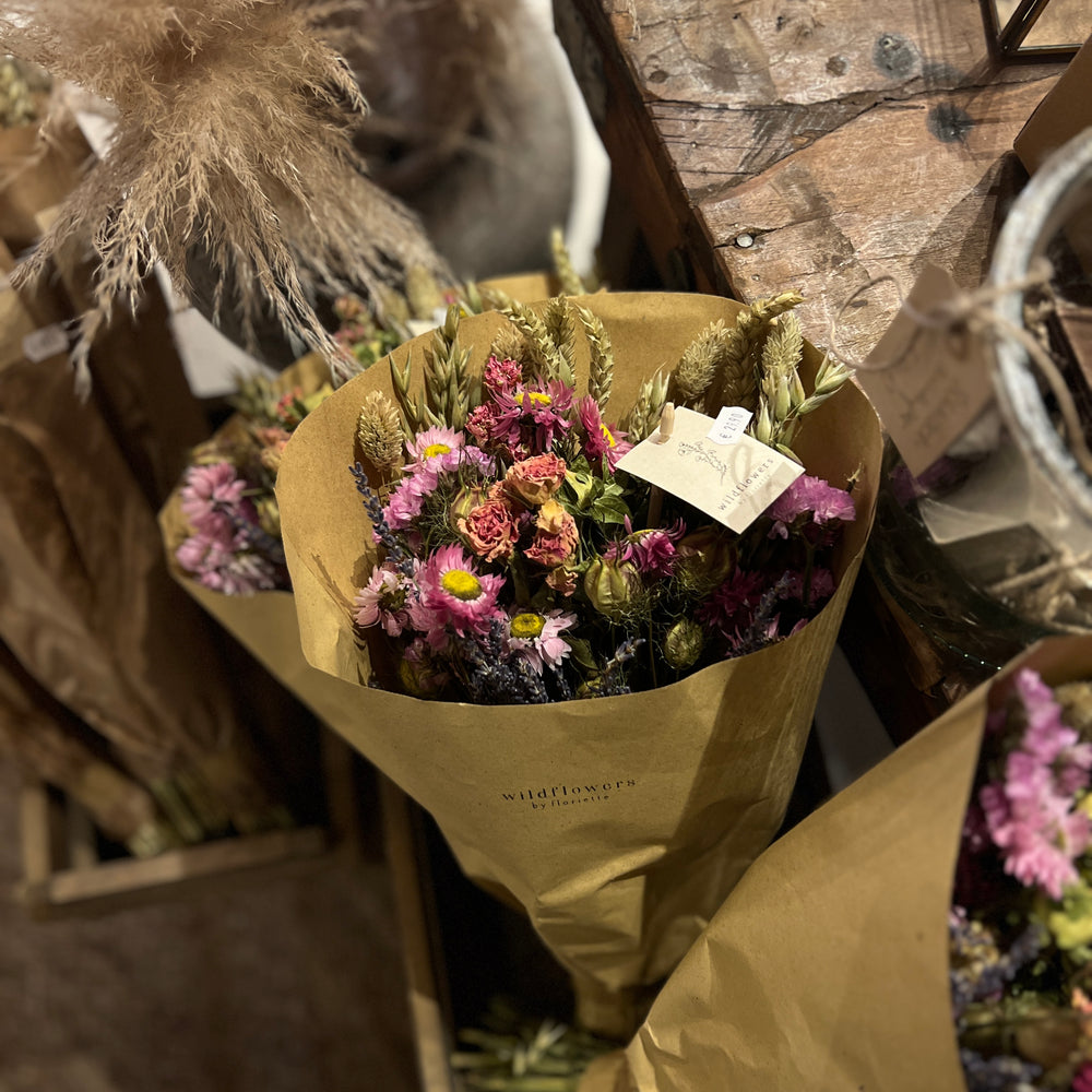 Wildflowers by Floriëtte - Trockenblumen - Feldstrauß - Rosa