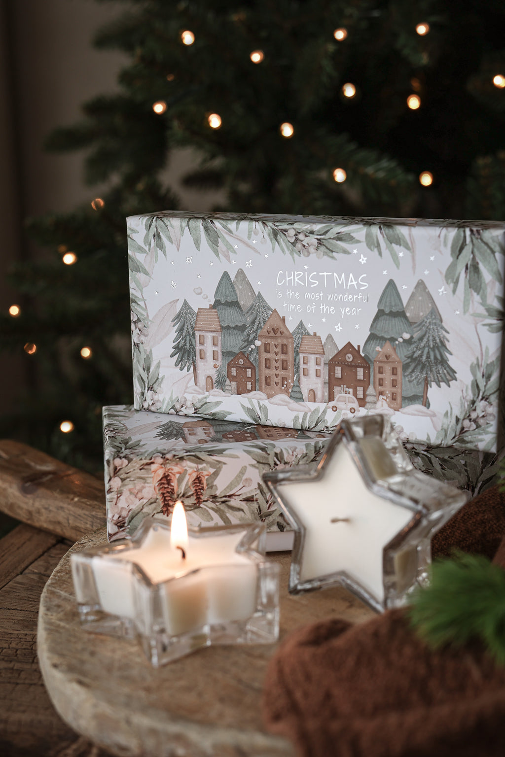 Majas Cottage Duftkerzen 2-er Set Apfel & Zimt