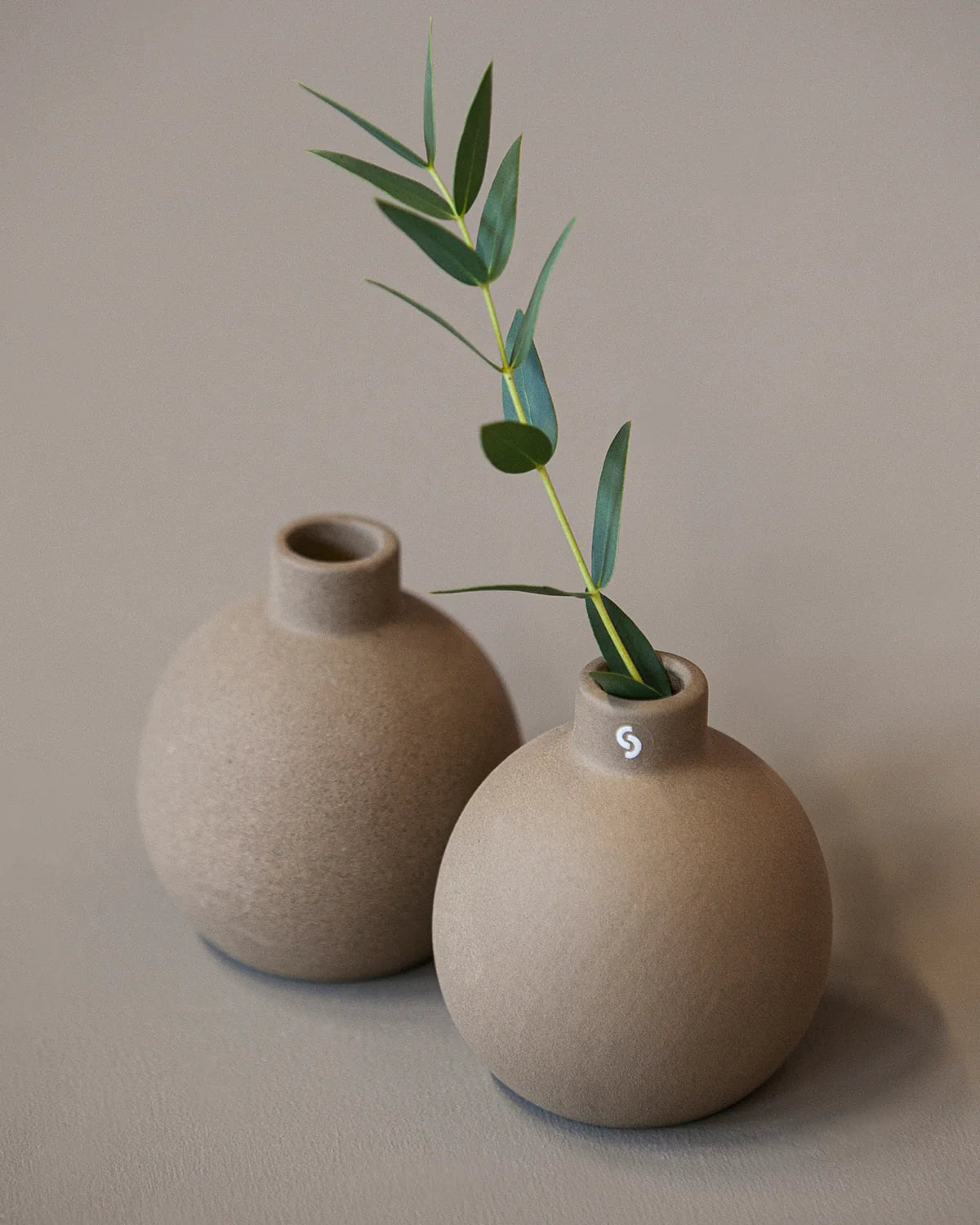 Storefactory Vase "Albacken"rund klein, braun