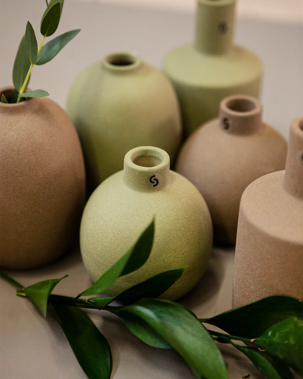 Storefactory Vase "Albacken"rund klein, braun