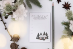 Verblühmeinnicht Notizblock - Weihnachtsglücksrezept