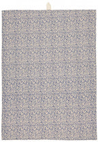 Ib Laursen Geschirrtuch "Leonora" mit blauen Blumenranken