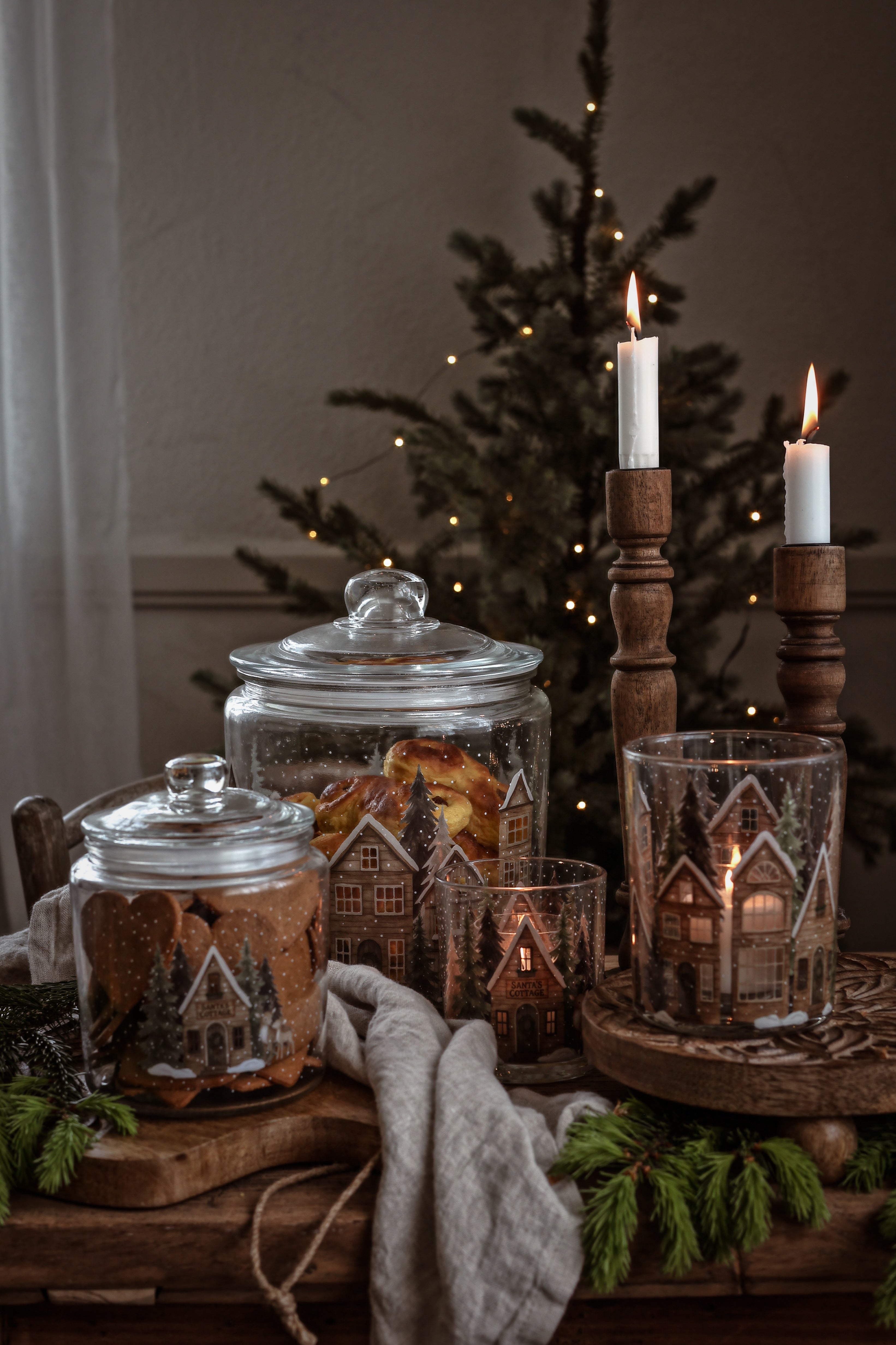 Majas Vorratsglas Santa's Cottage – 4 Liter