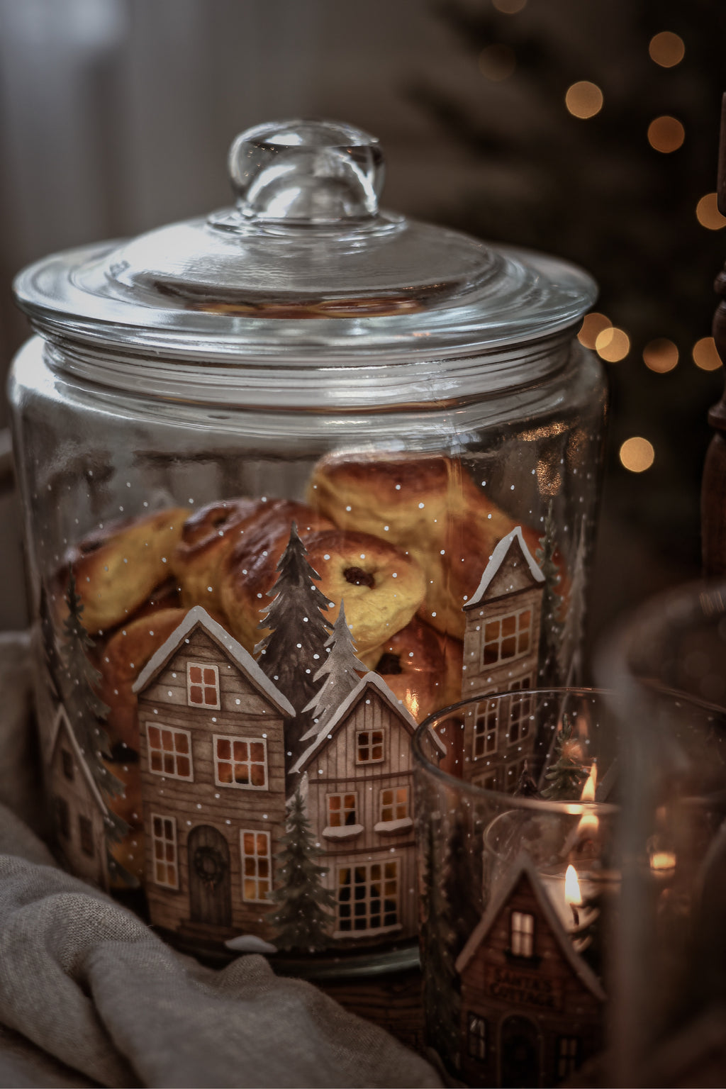 Majas Vorratsglas Santa's Cottage – 4 Liter