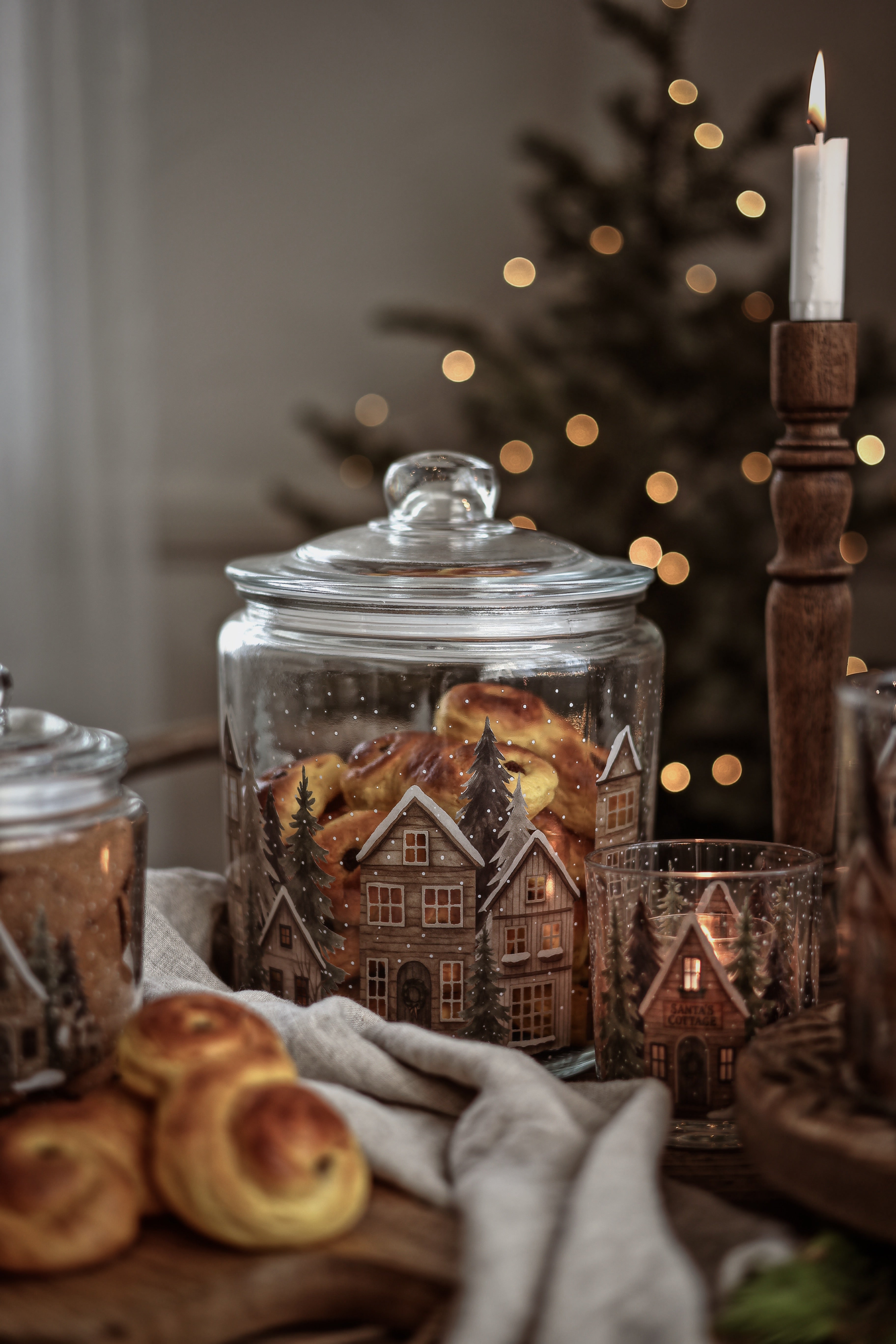 Majas Vorratsglas Santa's Cottage – 4 Liter