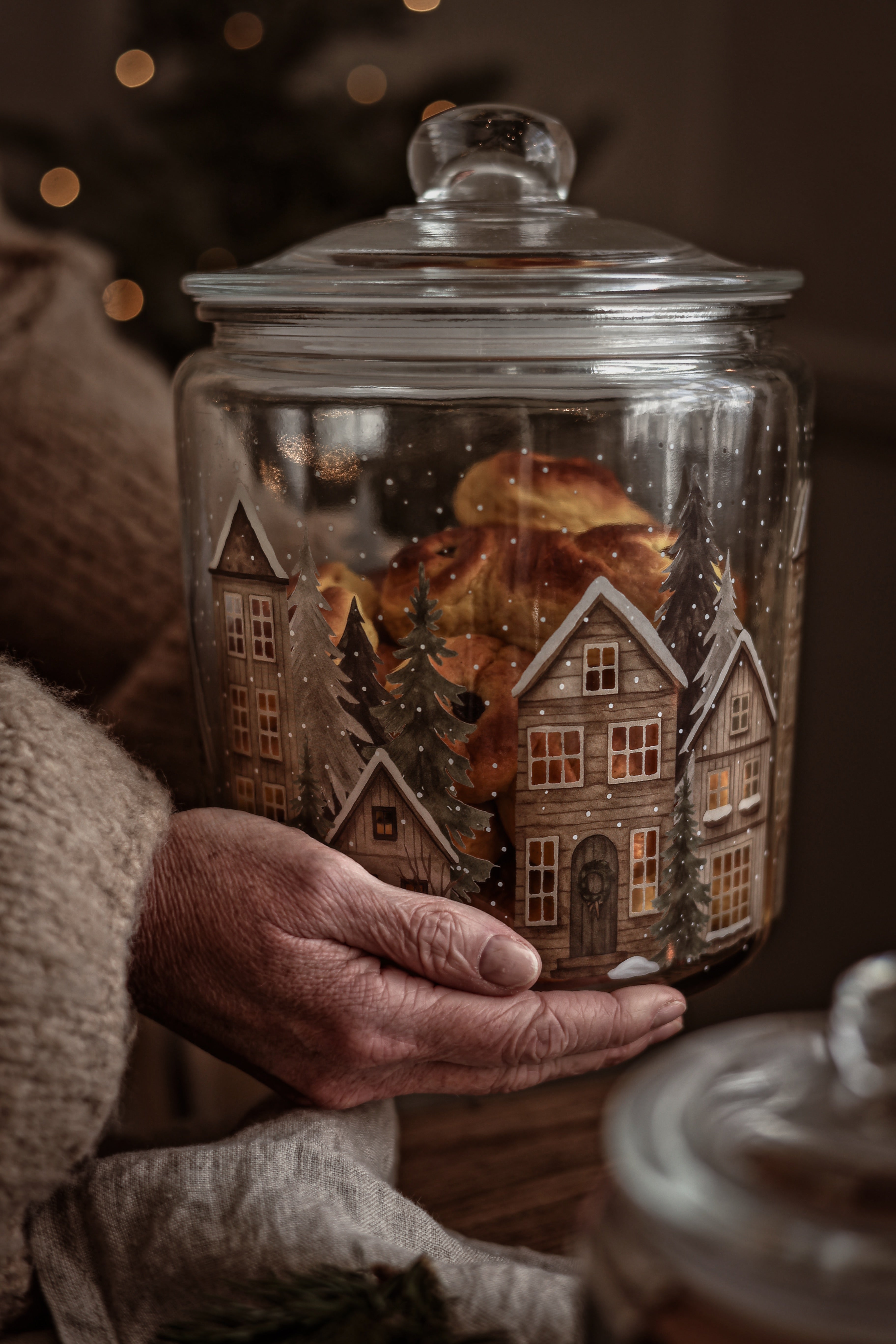 Majas Vorratsglas Santa's Cottage – 4 Liter