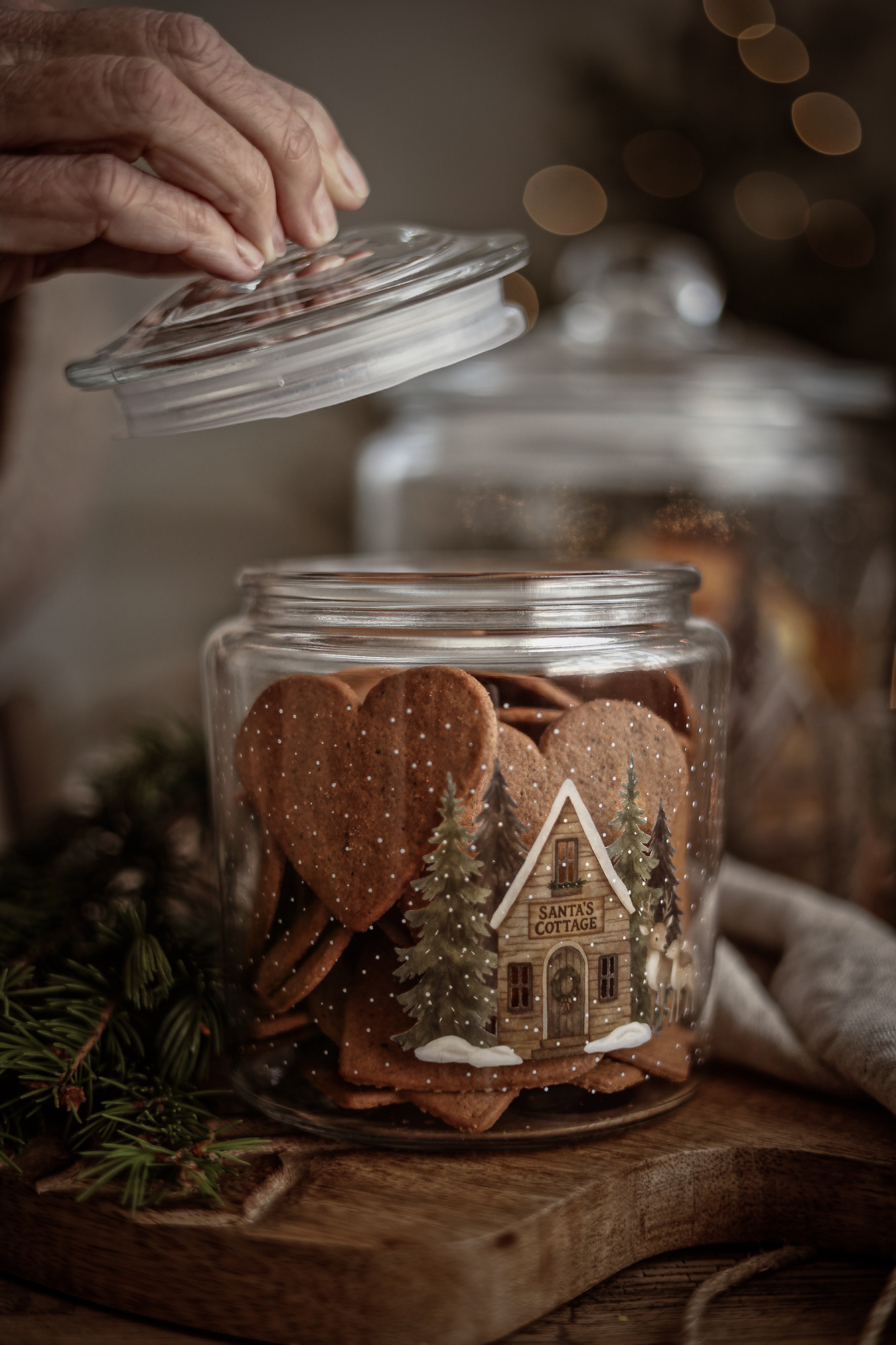 Majas Vorratsglas Santa's Cottage – 1 Liter