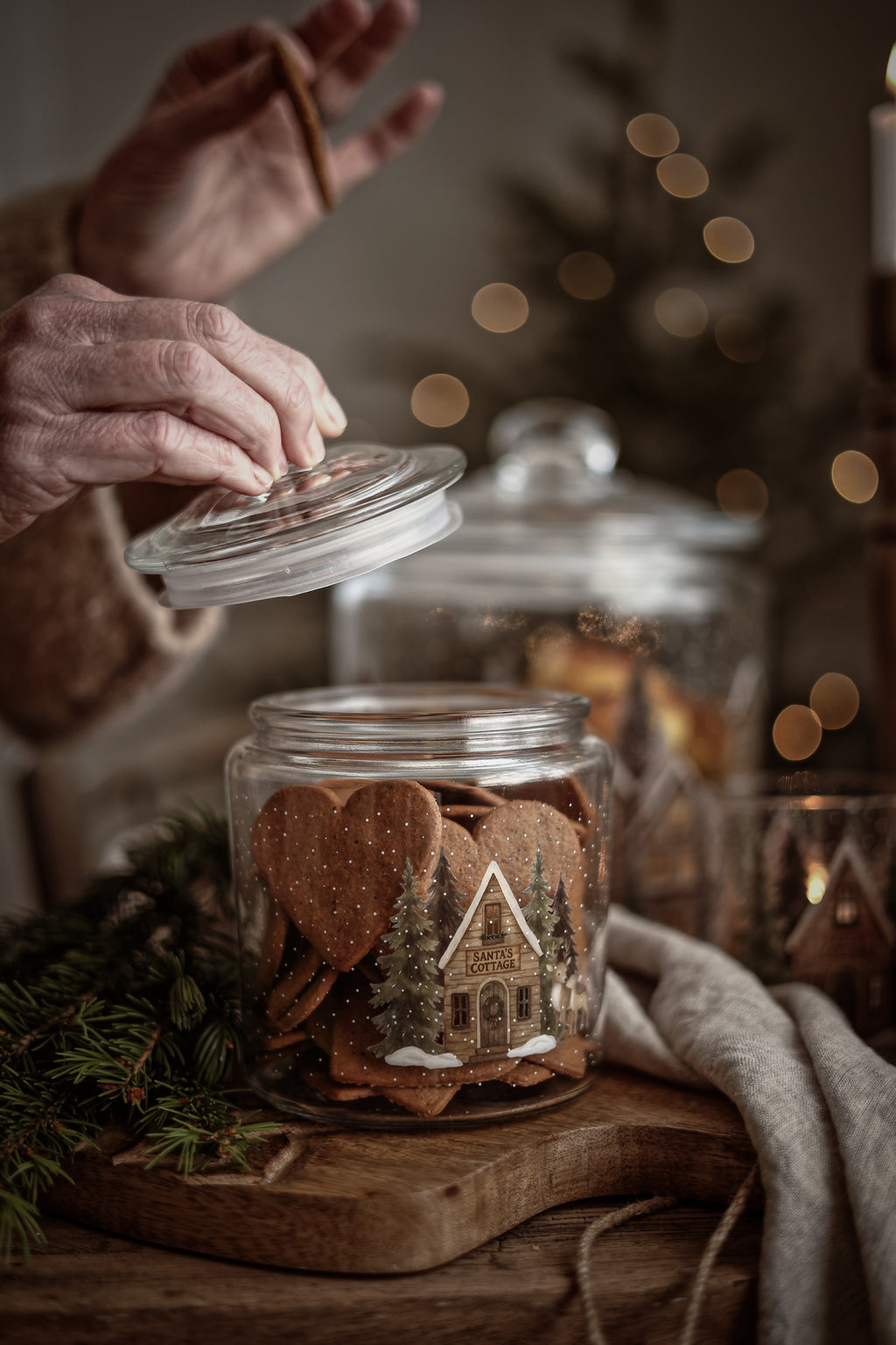 Majas Vorratsglas Santa's Cottage – 1 Liter