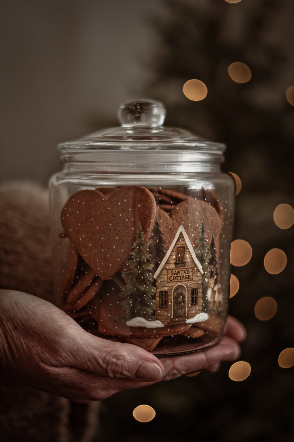 Majas Vorratsglas Santa's Cottage – 1 Liter